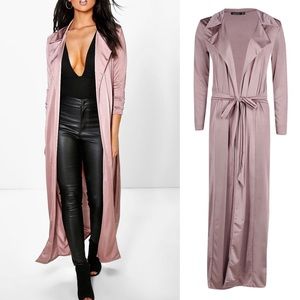 BOOHOO mauve/rose duster US 4
